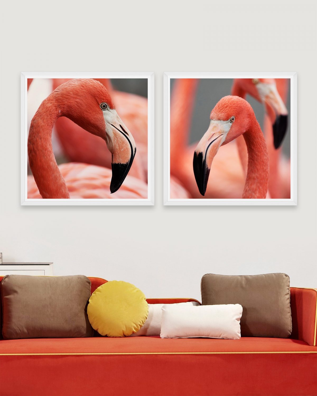 tablou flamingo