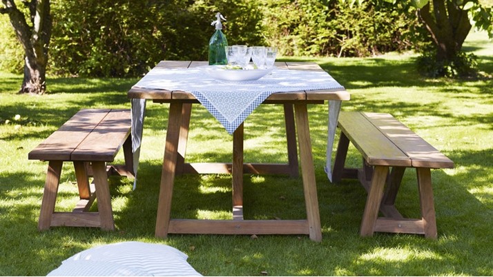 mobilier de gradina din lemn masiv